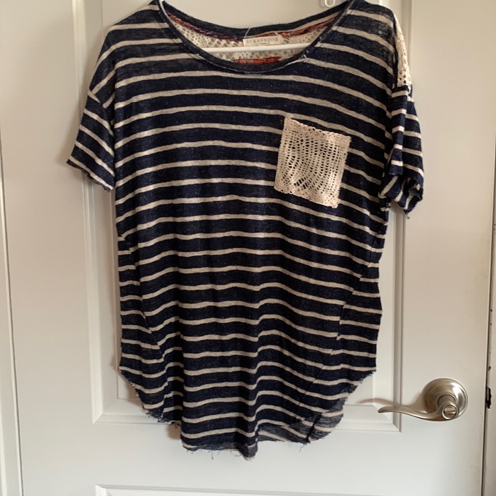 Scrapbook Striped Top